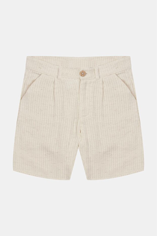 Bg Store Erkek Çocuk Bej Şort 23ss0nb3111 - 5