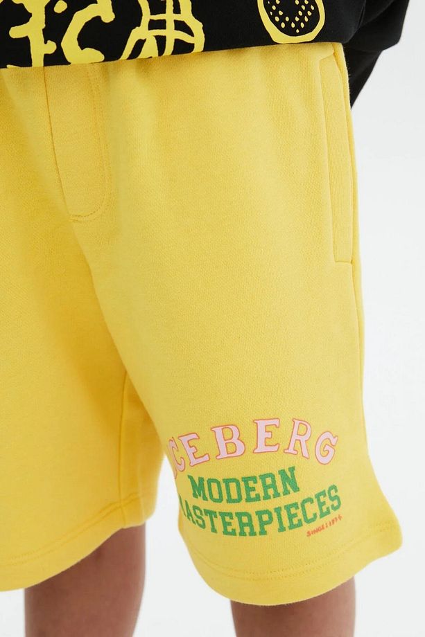 Bg Store Erkek Çocuk Sarı Şort 23ssıbf3111 - 3