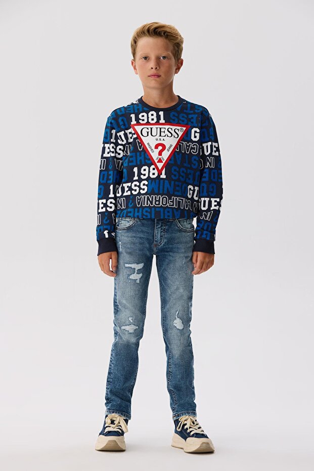 BG Store بنطال أزرق للأولاد