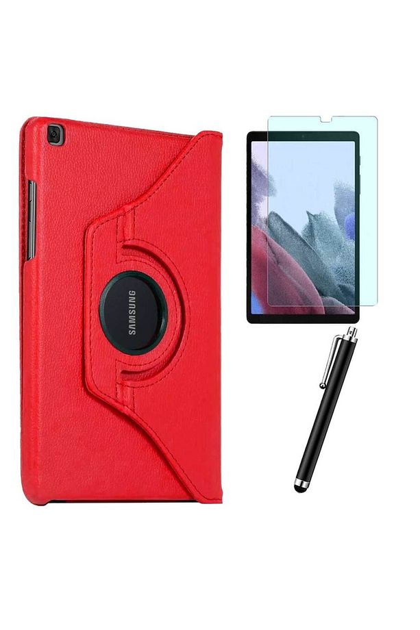 Samsung Galaxy Tab A7 Lite T220 T227 Kılıf Ekran Koruyucu Kalem Set - 2