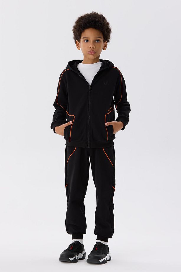 BG Store Erkek Çocuk Siyah Eşofman Üstü - 1