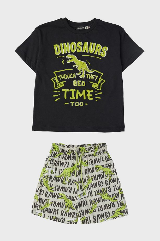 BG Store Erkek Çocuk Desenli Pijama Takımı - 5