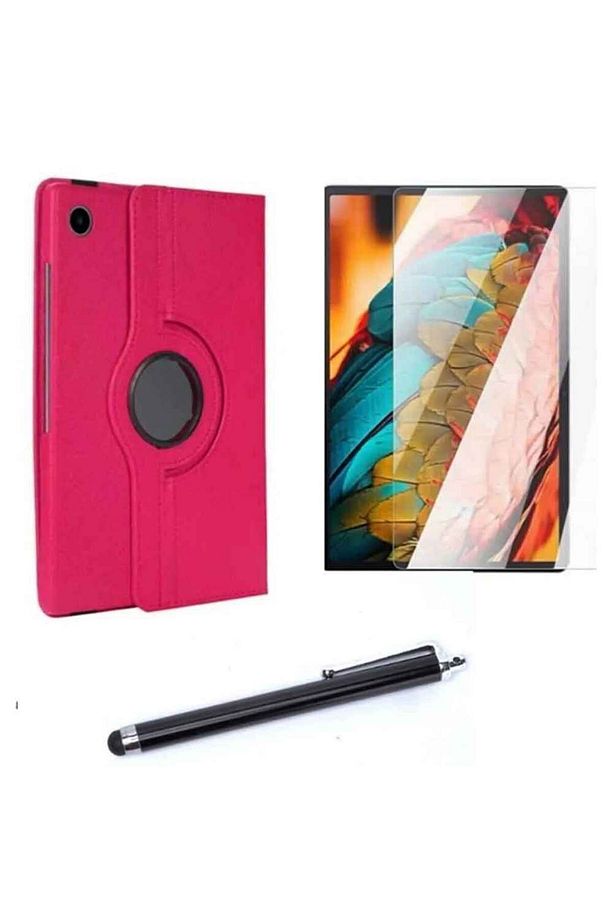 Samsung Galaxy Tab A8 X200 X205 X207 Kılıf Ekran Koruyucu Kalem Set - 2