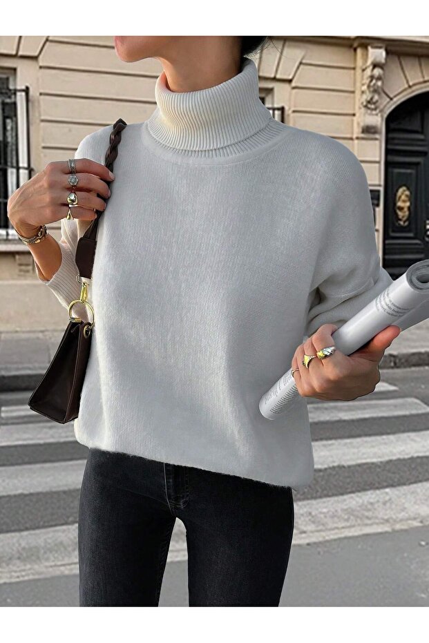 Women's Turtleneck Knitwear Sweater