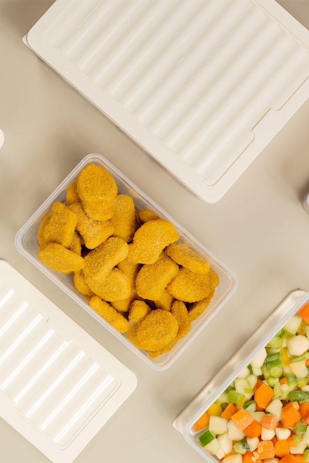 4 Piece Set Freshbox Storage Container Suitable for Microwave and Diffraction - 2