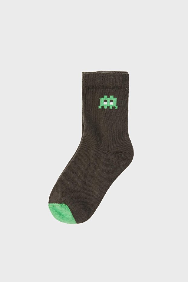 جوارب للأولاد باللون الرمادي من BG Store