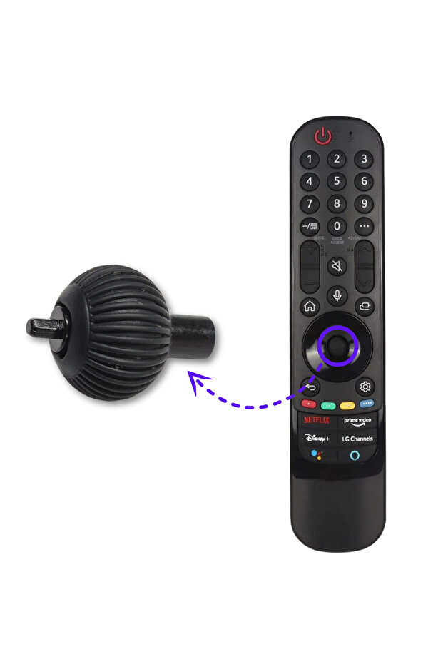 Turn LG MR21GA Sihirli Kumanda Uyumlu Yedek Joystick Tekerlek Orta Tuş