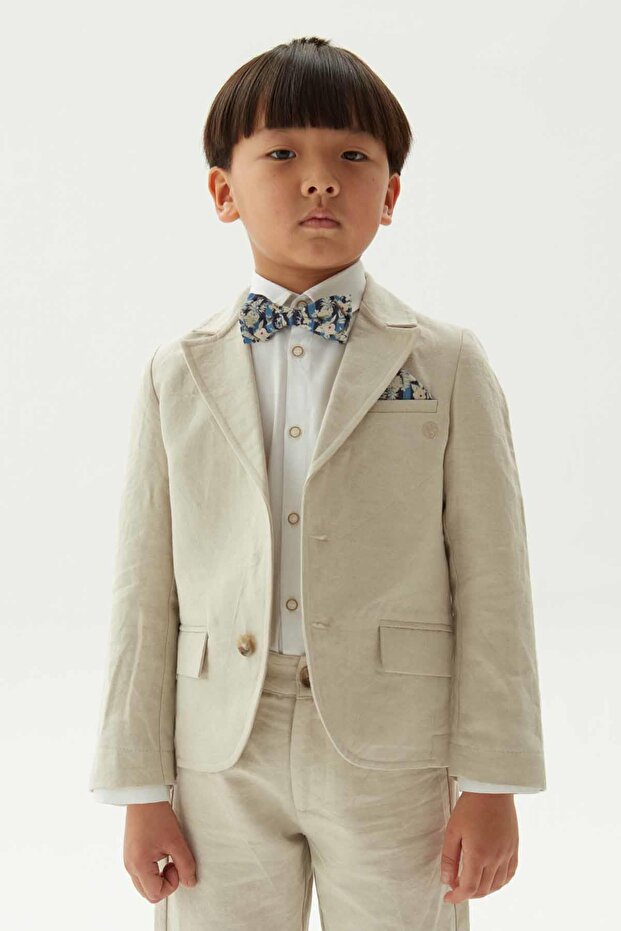 Jachetă BG Store Boy Bej - 2