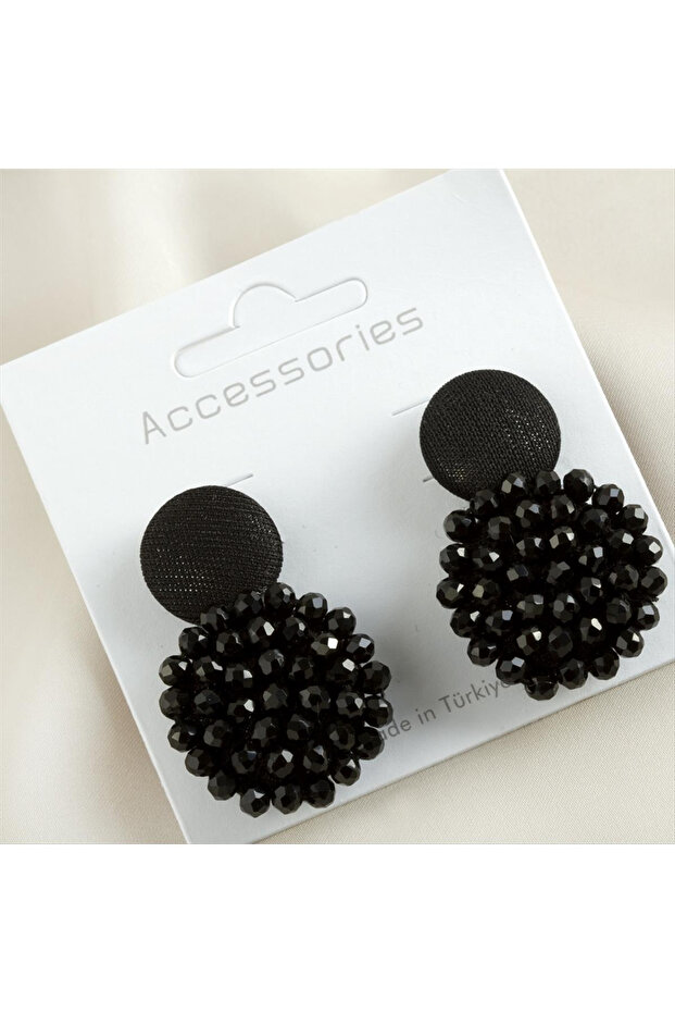 حلق كريستال أسود - 4