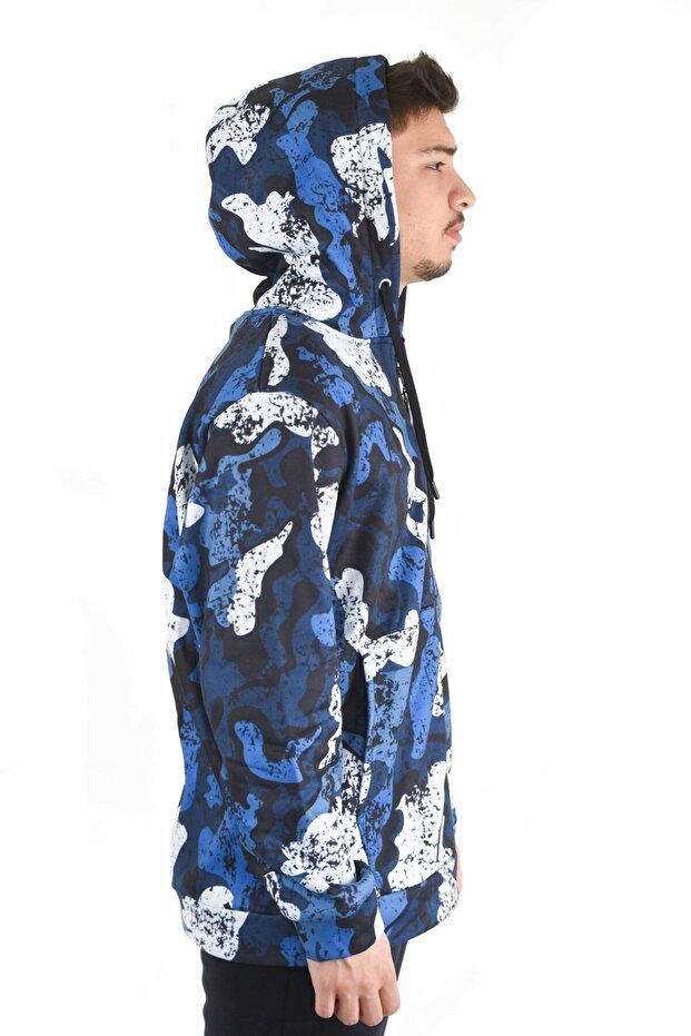 SÜBLİME BASKILI FERMUARLI KAPŞONLU SWEATSHIRT - 6