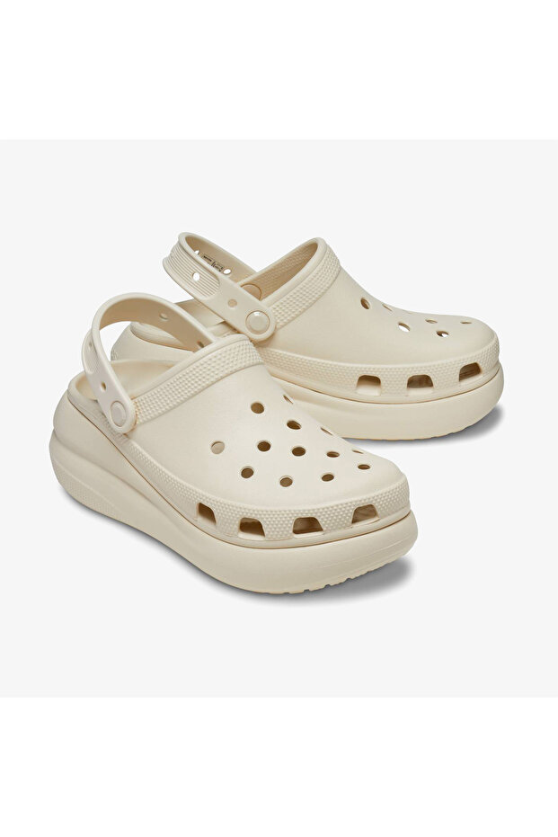Classic Crush Clog Kadın Krem Terlik - 5