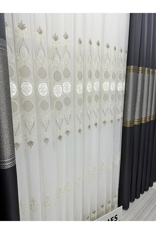 Nivemeshome Artemis 1/3 Frequent Pleated Tulle Curtain Apm