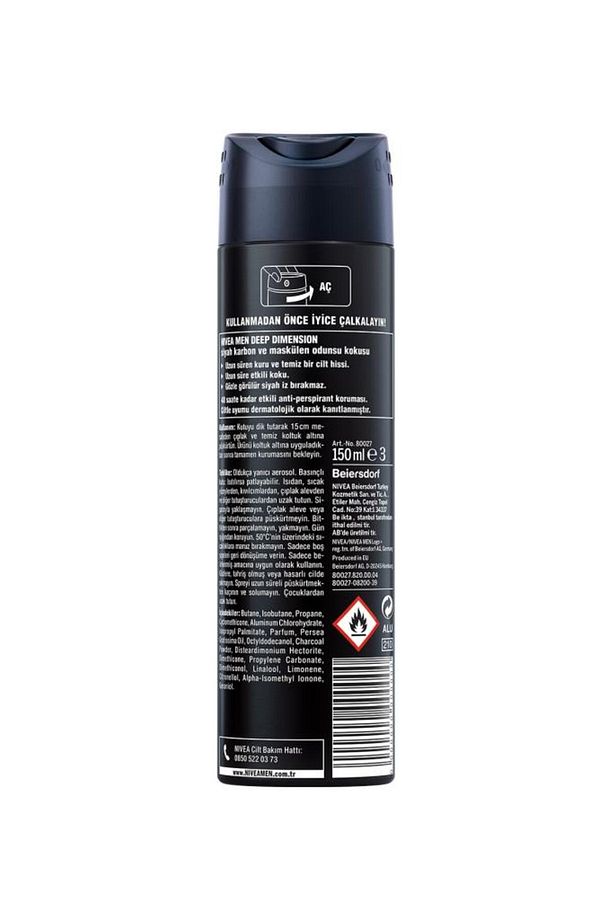 Deep Sprey Deodorant Erkek 150 ml Deep Tıraş Jeli 200 ml - 2
