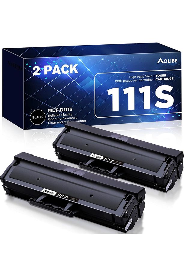 Toner MLT-D111S MLT111S  Samsung Xpress M2020W M2070FW M2070W M2020 M2024W Printer (2 adet) - 1