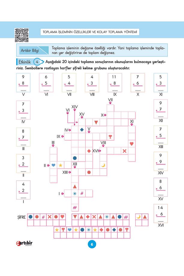 4 Sınıf Dört İşlem (Çözüm karekodlu) - 5
