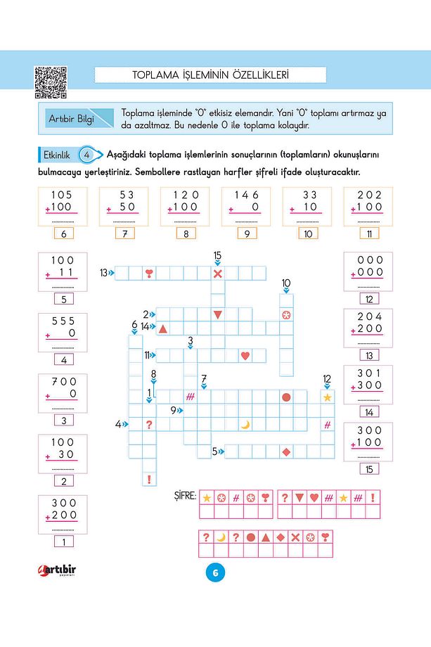 3 Sınıf Dört İşlem (Çözüm karekodlu) - 5