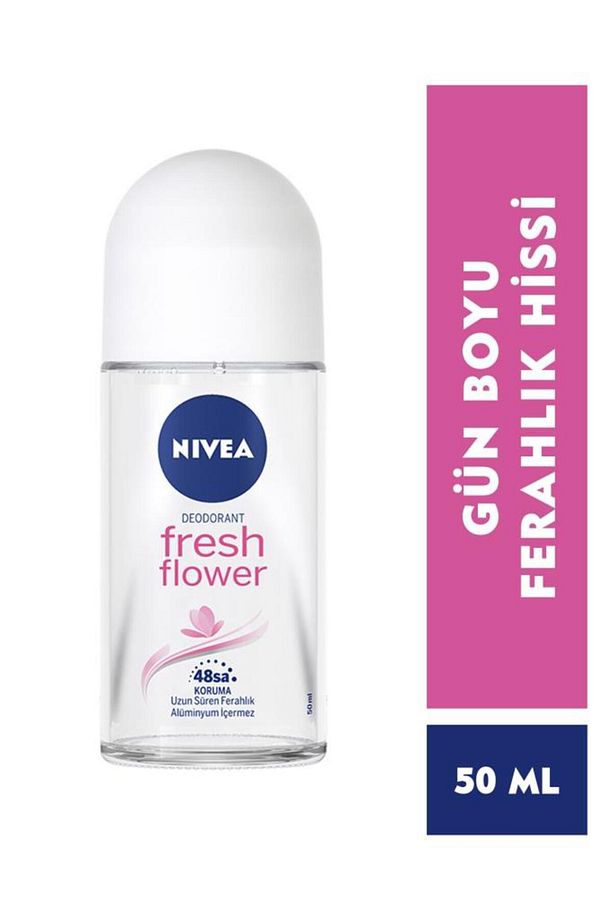 Kadın Roll On Deodorant Fresh Flower 48 Saat Koruma 50mlx2 - 2