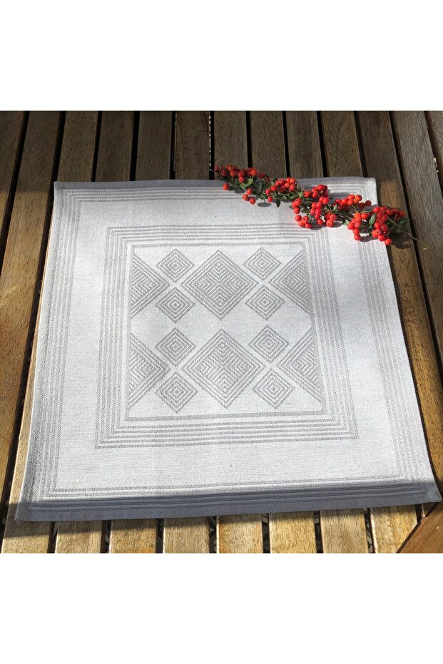 Silver 4'lü Peçete Takımı / Sunum Peçetesi/ Servis Peçetesi - 2