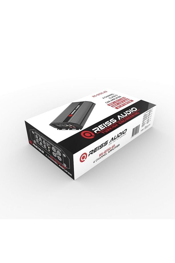 Uyumlu RS-Q150.4D 4 KANALLI AMFİ 4OHM 4X 150 WATT RMS POWER - 1