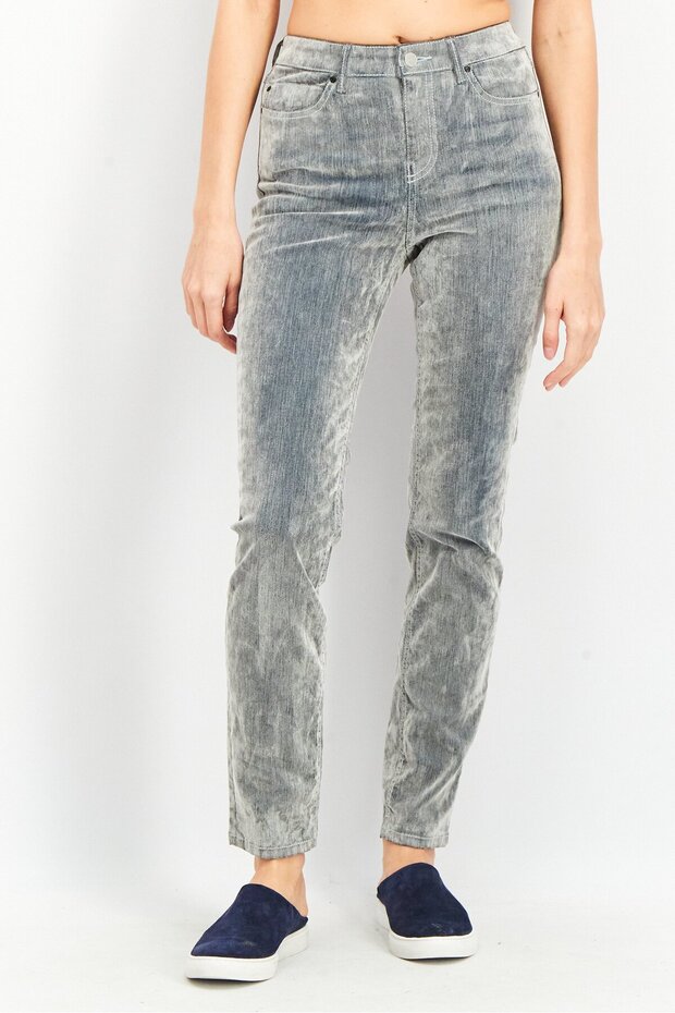 Women Skinny Fit High Rise Stretchable Jeans, Wash Grey