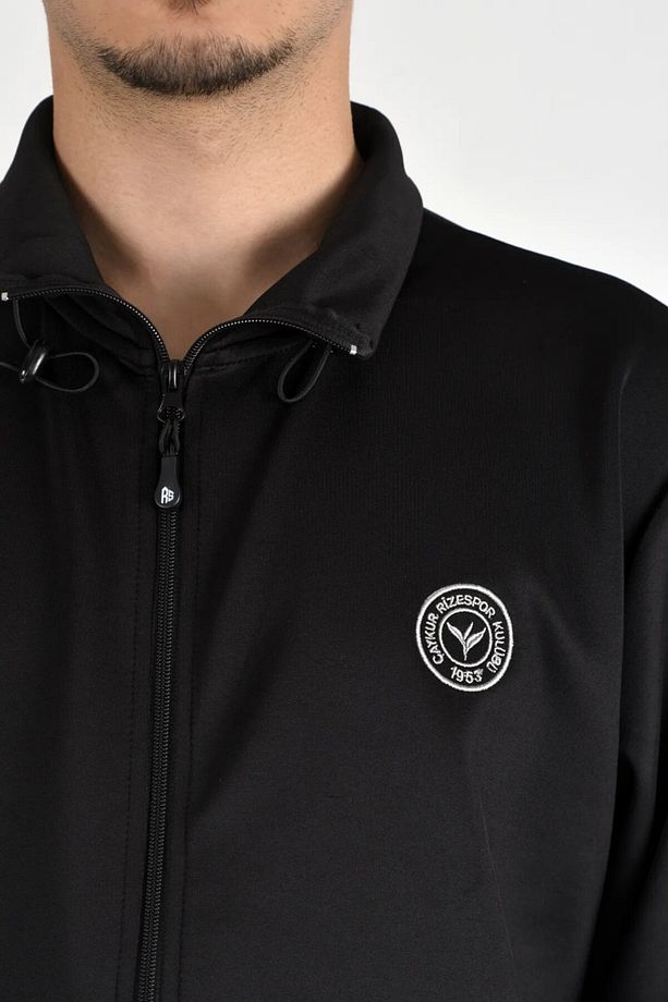 SİYAH KAMUFLAJ DESENLİ POLYESTER SWEATSHIRT - 5