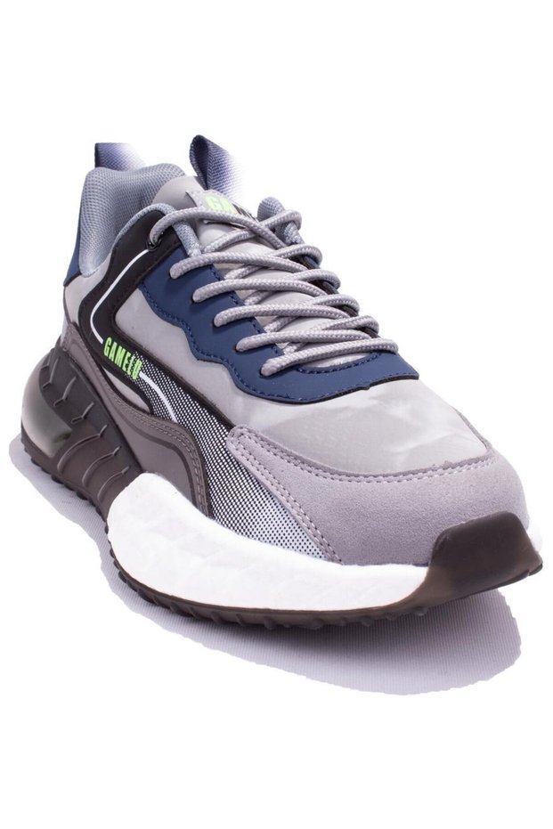 23Km Long Smoked Canvas Parachute Fabric Thick Memory Orthopedic Sole Daily Sneaker Walking Sports Shoes