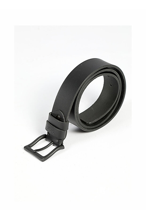 حزام رجالي أسود 251 LCM 281003 REBOOT BLACK