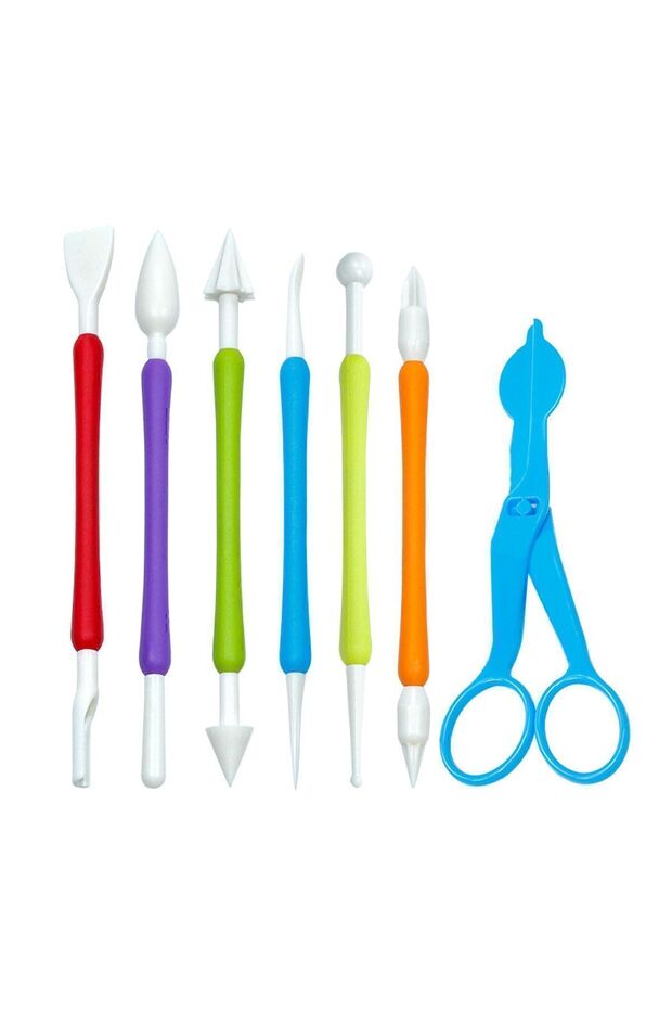 Harpia 7 Piece Cake Shaping Set Mixed Color