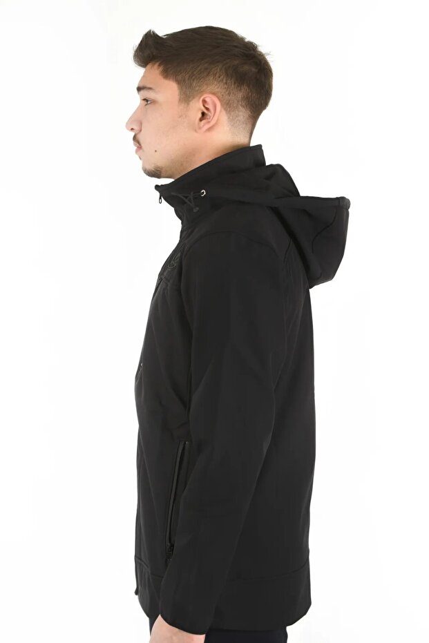 SİYAH SOFTSHELL MONT - 3