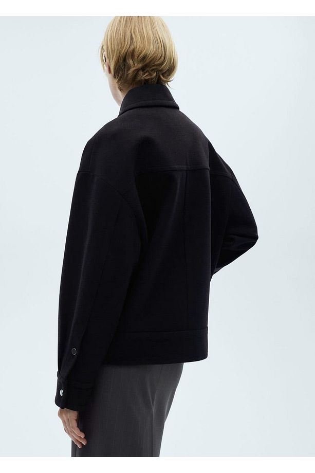 Oversize yün ceket - 4