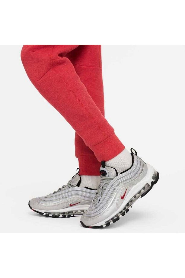kırmızı eşofman altı tech fleece eşofman kalın kumaş nike eşofman - 6