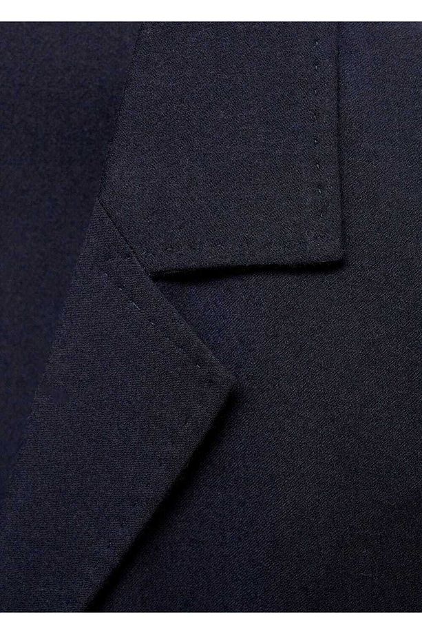 Slim fit %100 saf yün blazer ceket - 7