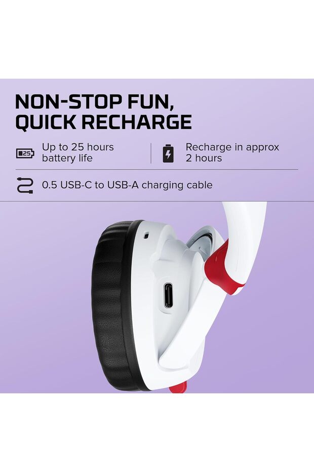 Cloud Mini - Kablosuz Oyun Kulaklığı (Beyaz) - 6