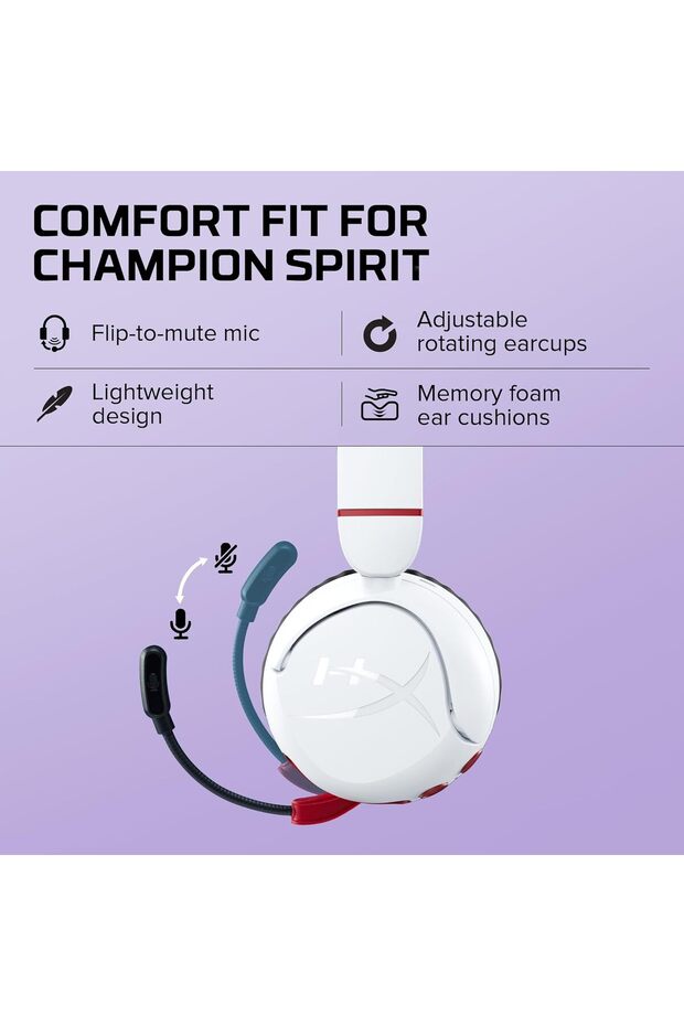 Cloud Mini - Kablosuz Oyun Kulaklığı (Beyaz) - 5