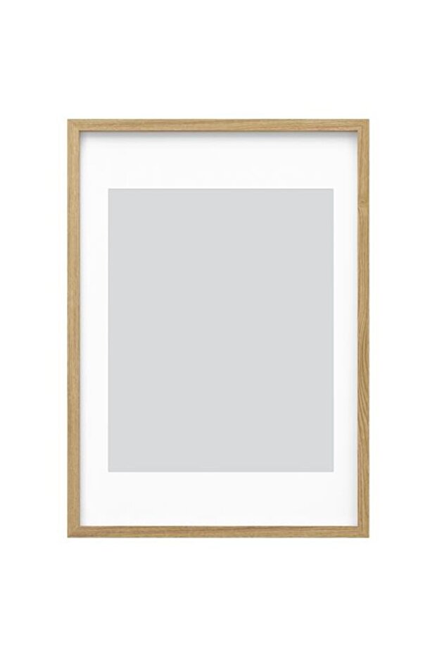 إطار خشبي، مظهر بلوط، 50x70 سم