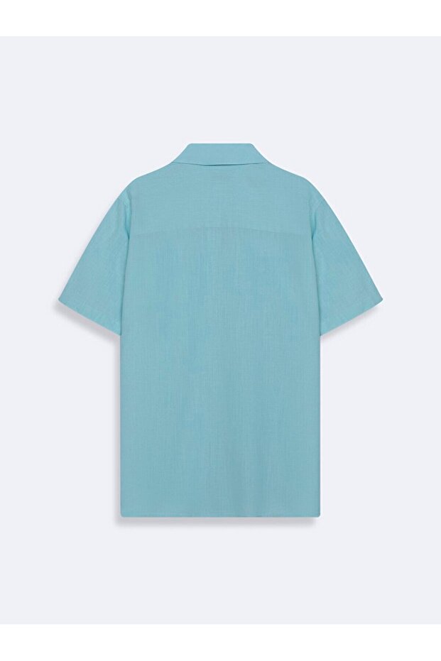 Dokulu Yeşil Gömlek - 2