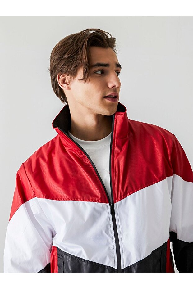 سترة حمراء ملونة - 5