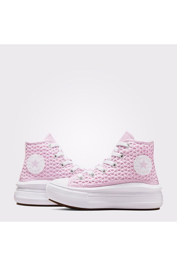 Chuck Taylor All Star Move Çocuk Pembe Platform Sneaker - 5