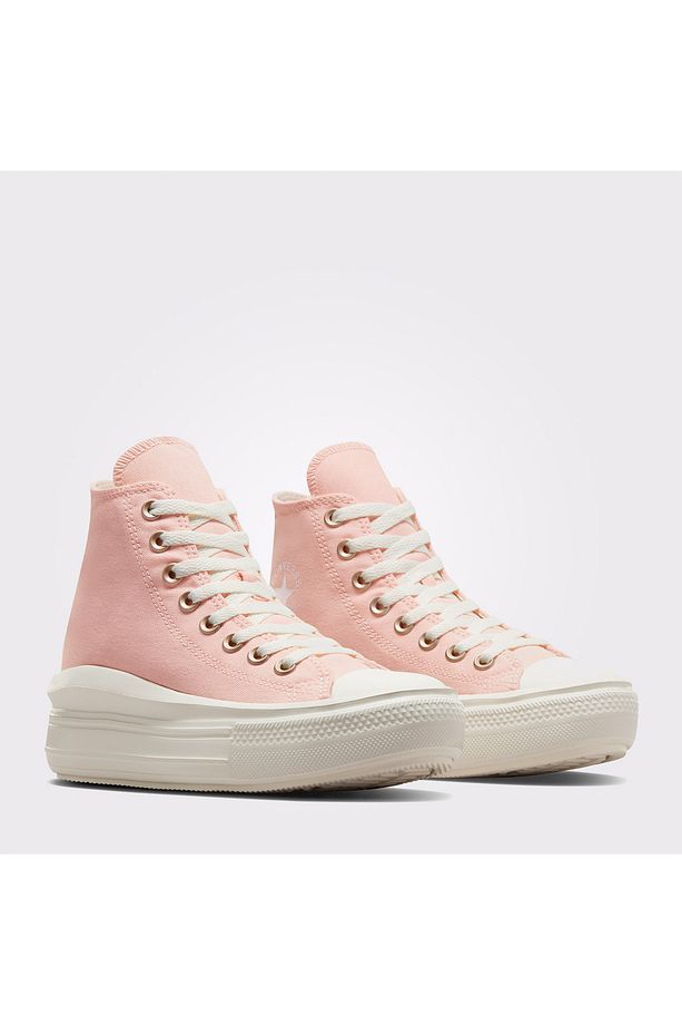 Chuck Taylor All Star Move Unisex Pembe Platform Sneaker - 2