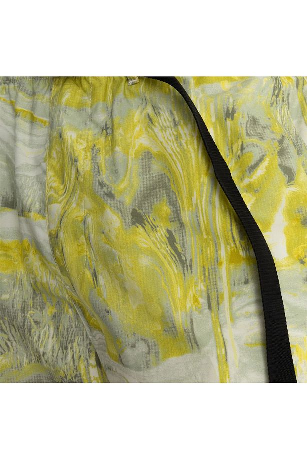 Marble Print Utility Erkek Krem Şort - 3