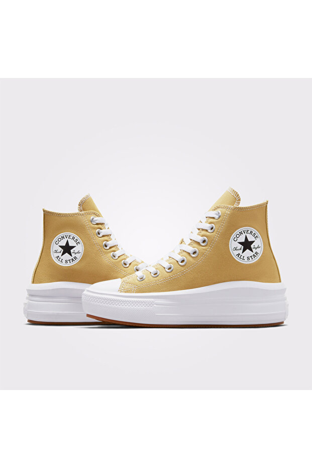 Chuck Taylor All Star Move Platform Seasonal Color Kadın Sarı Sneaker - 7