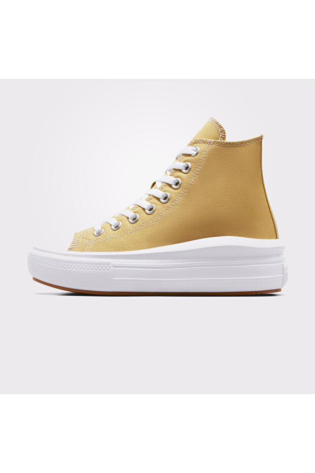 Chuck Taylor All Star Move Platform Seasonal Color Kadın Sarı Sneaker - 4