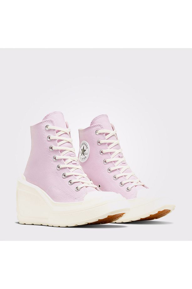 Chuck 70 De Luxe Wedge Unisex Pembe Platform Sneaker - 2