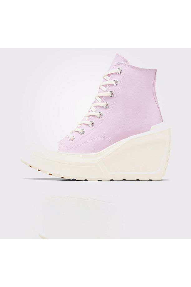 Chuck 70 De Luxe Wedge Unisex Pembe Platform Sneaker - 5