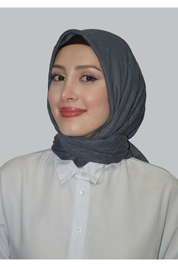 Bambu Crash Eşarp Antrasit - 4