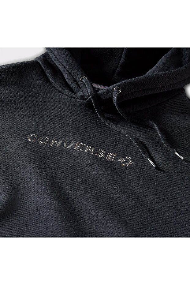 Classic Kadın Siyah Sweatshirt - 3