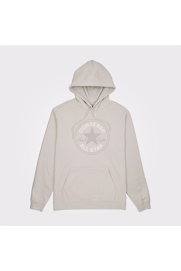 Go-to All Star Patch Standard-fit Pullover Unisex Bej Hoodie - 1