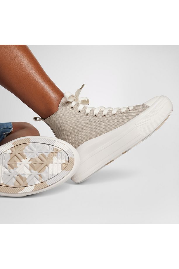 Chuck Taylor All Star Move Platform Kadın Bej/siyah Sneaker - 4