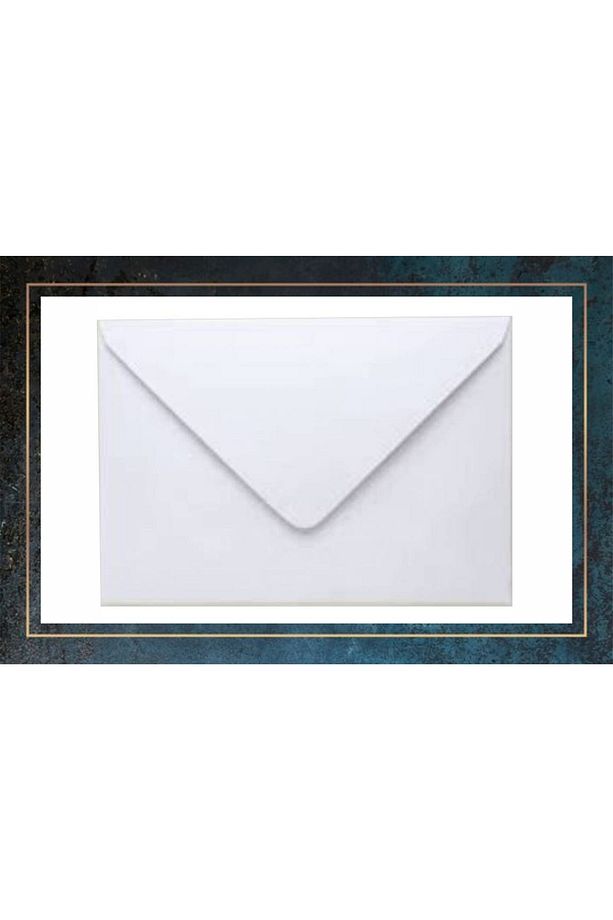 Zarf, Düğün Atkı Zarfı, Para Zarfı, Beyaz 1. Hamur Davetiye Zarfı, Ölçüsü: 12x18cm. 1.000 Adet - 6