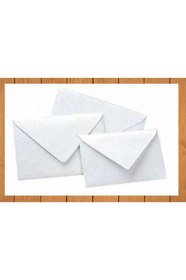 Zarf, Düğün Atkı Zarfı, Para Zarfı, Beyaz 1. Hamur Davetiye Zarfı, Ölçüsü: 12x18cm. 1.000 Adet - 3